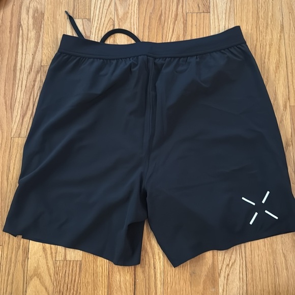 Ten Thousand sz XL lined black Men's Shorts pockets, elastic and tie waist VGUC - Picture 4 of 6